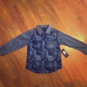 New Tommy Hilfiger Boys Denim Shirt Sz. 4